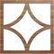 Ekena Millwork Statesman Wood Fretwork Pierced Ceiling Medallion, Walnut, 30"OD x 19 1/4"ID x 3/8"T CMWP30X30X0375STWA - alternate 1